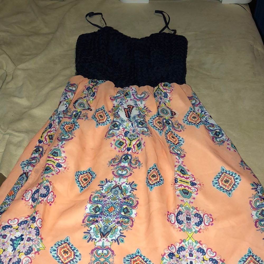 Open back maxi dress